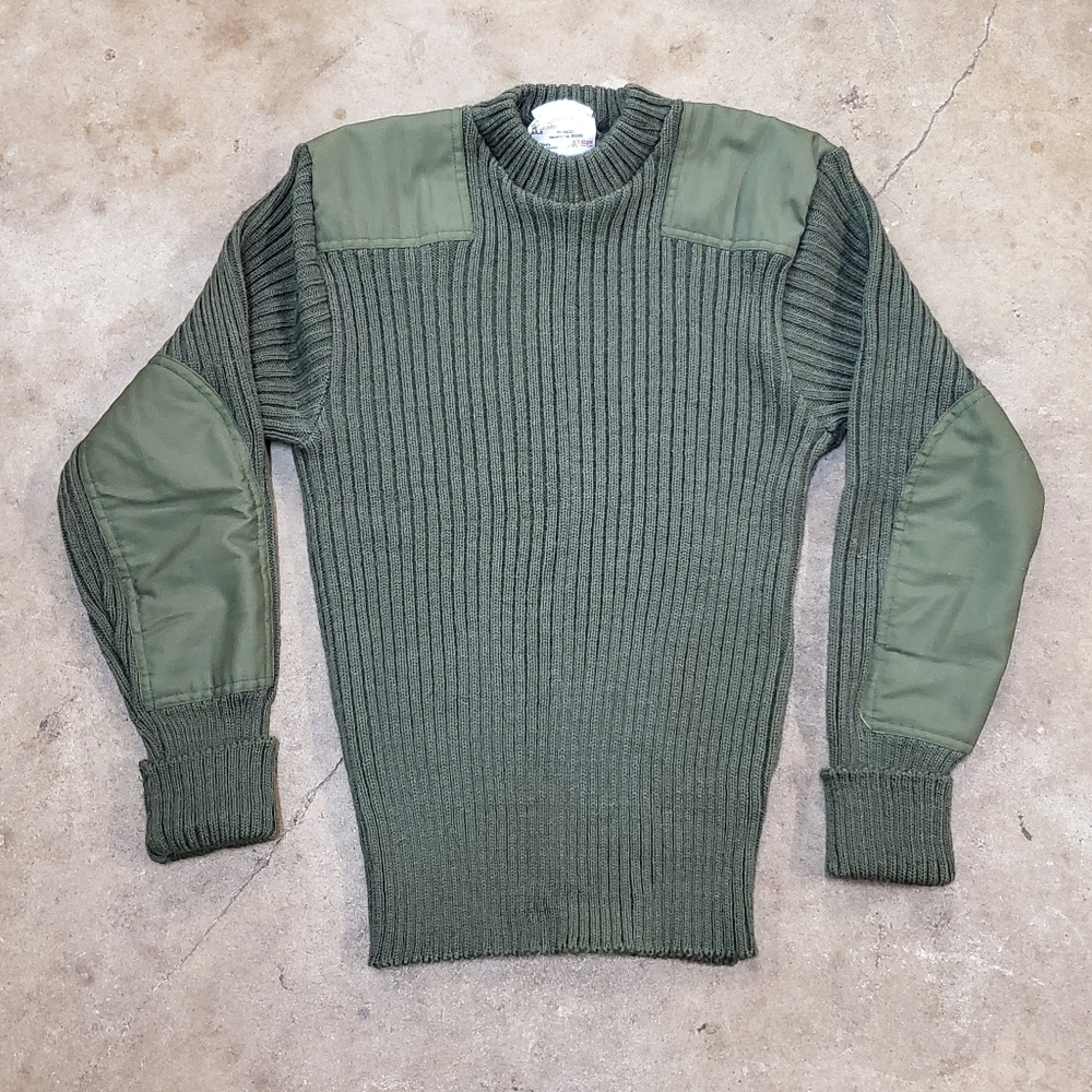 Army Green Wool Sweater